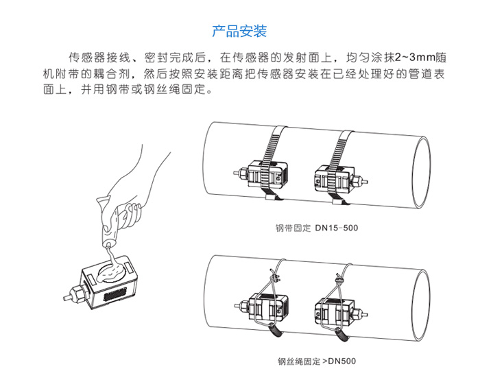 超声波流量计产品安装