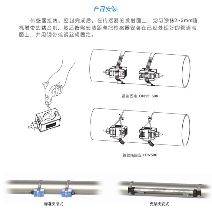 超声波流量计产品安装