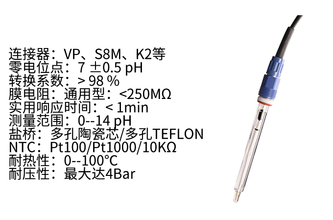 联测玻璃电极参数